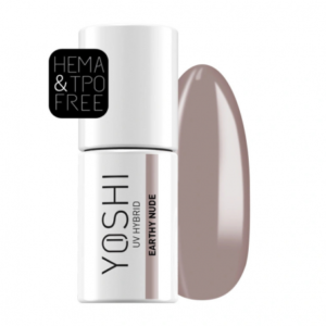Esmalte semipermanente híbrido"Earthy Nude" YOSHI 6 ml – 135