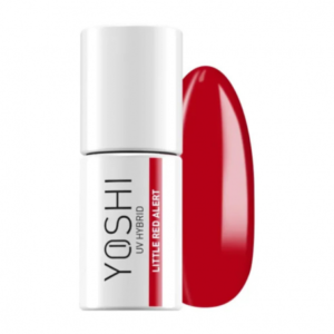Esmalte semipermanente híbrido "Little Red Alert" YOSHI 6 ml – 601