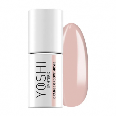 Esmalte Semipermanente Híbrido "Orenge Groovy Movie" Yoshi 6 ml – 805