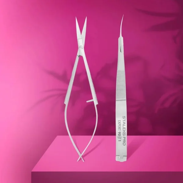 TIJERAS PARA CORTAR MOLDES Y CUTÍCULAS STALEKS EXPERT 90/1
