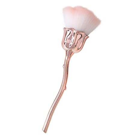 Cepillo removedor de polvo para arte de uñas, cepillo suave para eliminar el polvo