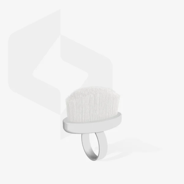 Cepillo-anillo para manicura para eliminar el polvo Staleks 03 mini (10 uds.)