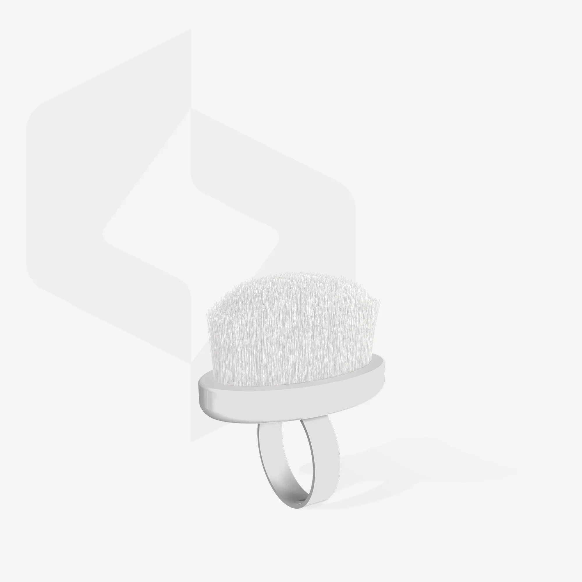 Cepillo-anillo para manicura para eliminar el polvo Staleks 03 mini (10 uds.)