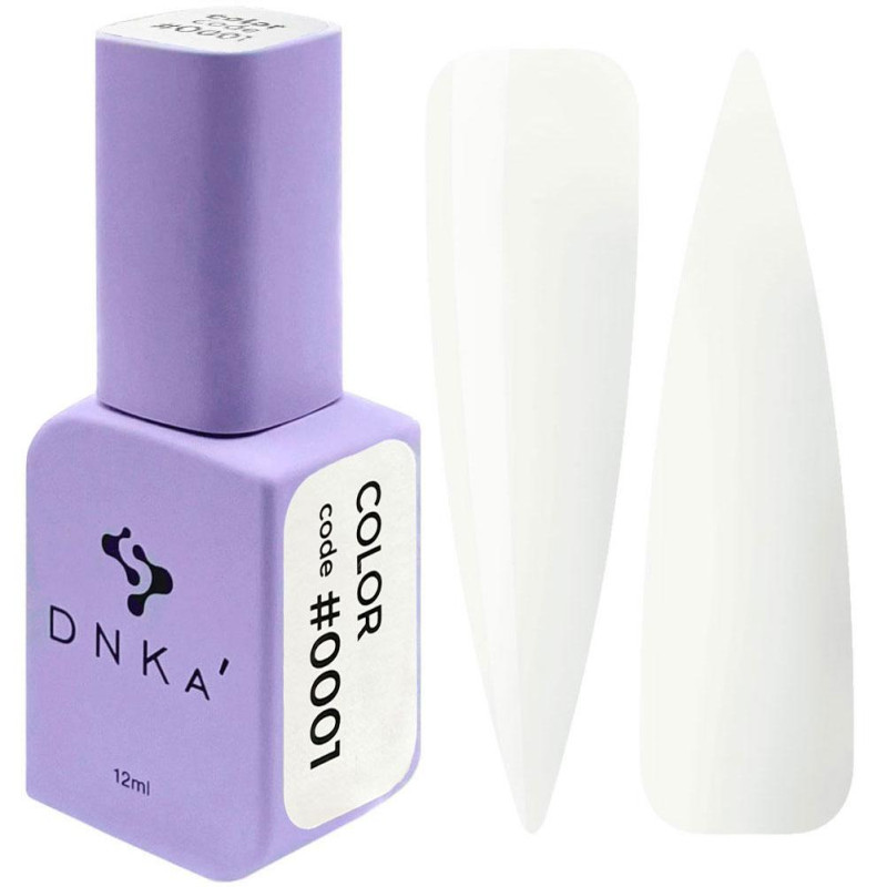 Esmalte semipermanente DNKA - 0001 BLANCO LECHOSO - 7 ML