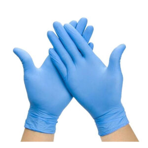 Guantes de Nitrilo Sin Talco Azul Talla M AQL 1.5 (100 Uds)