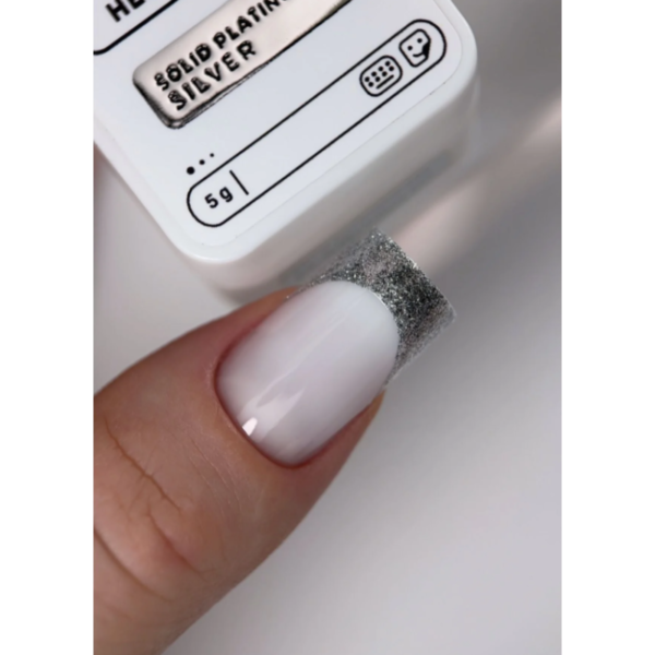 HEYLOVE Solid paint Gel silver. (gel paint plata)