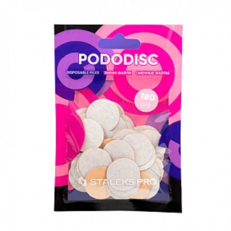 Recambios Pododisc Staleks grano 180 talla L caja de 50 unid