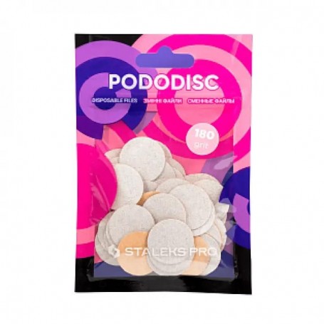 Recambios Pododisc Staleks grano 180 talla M 50 unid.