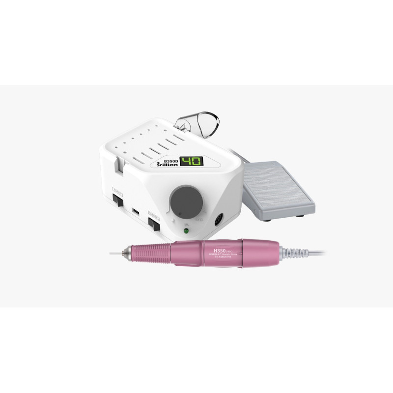 Torno de uñas, Micromotor B-350D mango rosa, torno para manicura