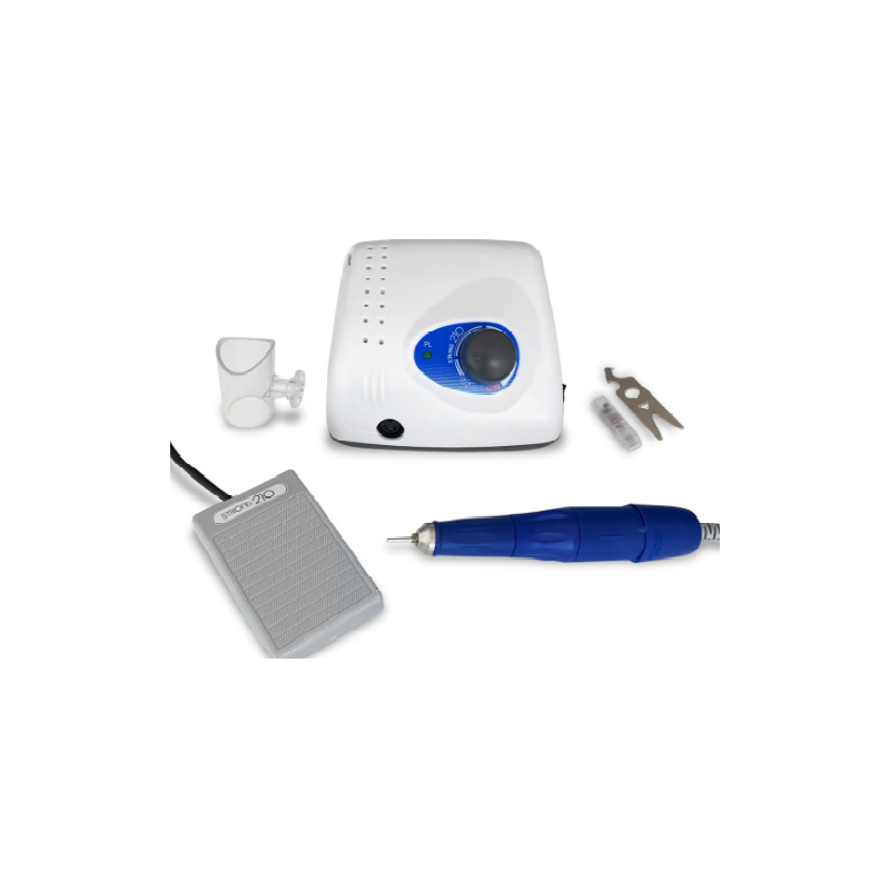 Torno para manicura STRONG 210 micromotor mango azul - Image 2